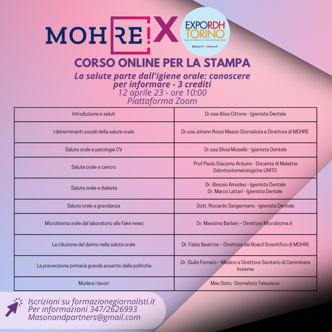 La salute parte dall'igiene orale: conoscere per informare 